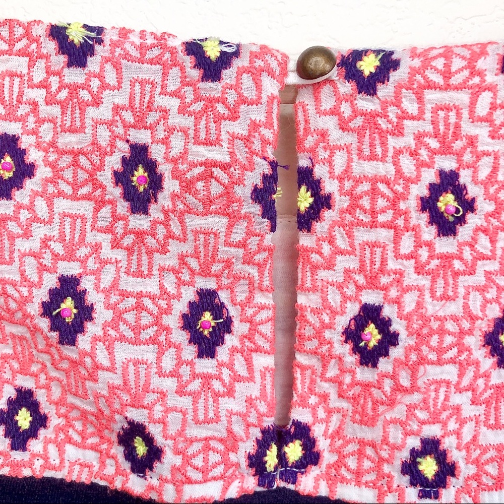 🆕 Anthropologie Multicolor Embroidered Tunic - Picture 9 of 15